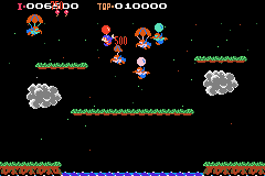Famicom Mini 13 - Balloon Fight Screenshot 1